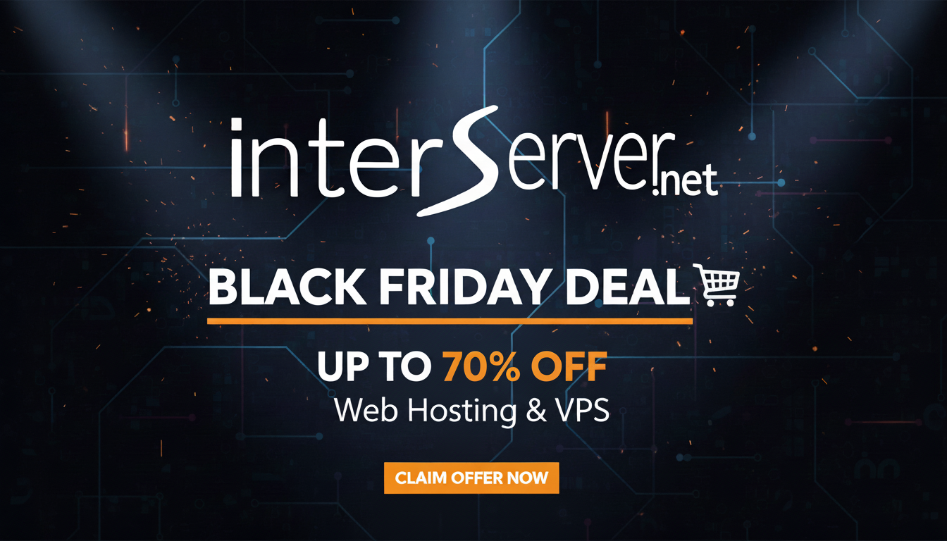 InterServer Black Friday Deal 2026: 50% Discount For Lifetime 1 InterServer Black Friday Deal 2026: 50% Discount For Lifetime