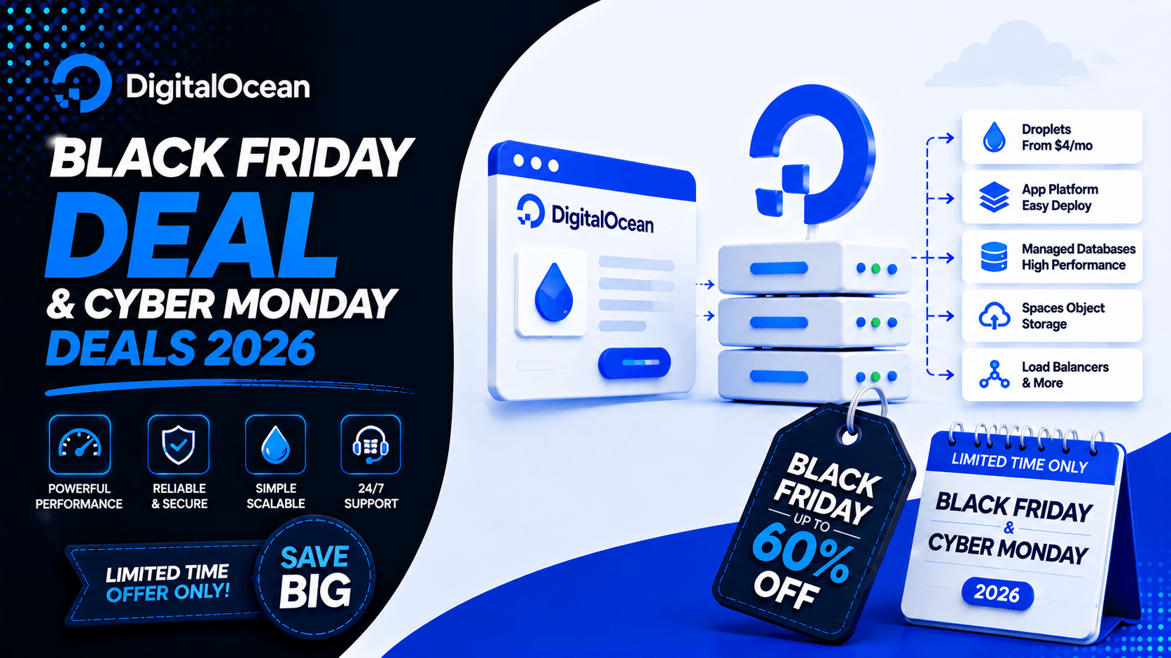 DigitalOcean Black Friday & Cyber Monday Deals 2026: SALE – Get FREE $200 Credits