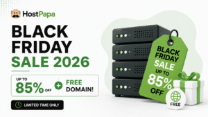 HostPapa Black Friday Sale 2025: (85% OFF + Free Domain!)