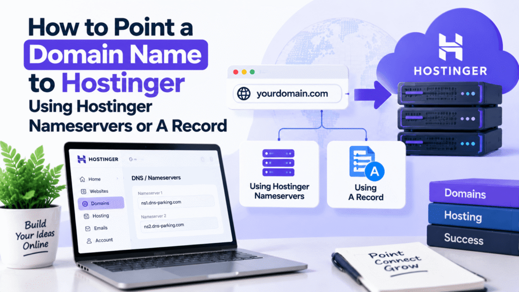 How to Point a Domain Name to Hostinger Using Hostinger Nameservers or A Record