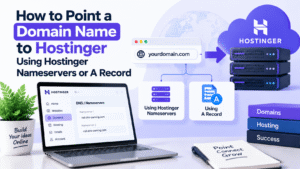 How to Point a Domain Name to Hostinger Using Hostinger Nameservers or A Record