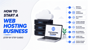 How to Start a Web Hosting Business(Step by Step Guide)