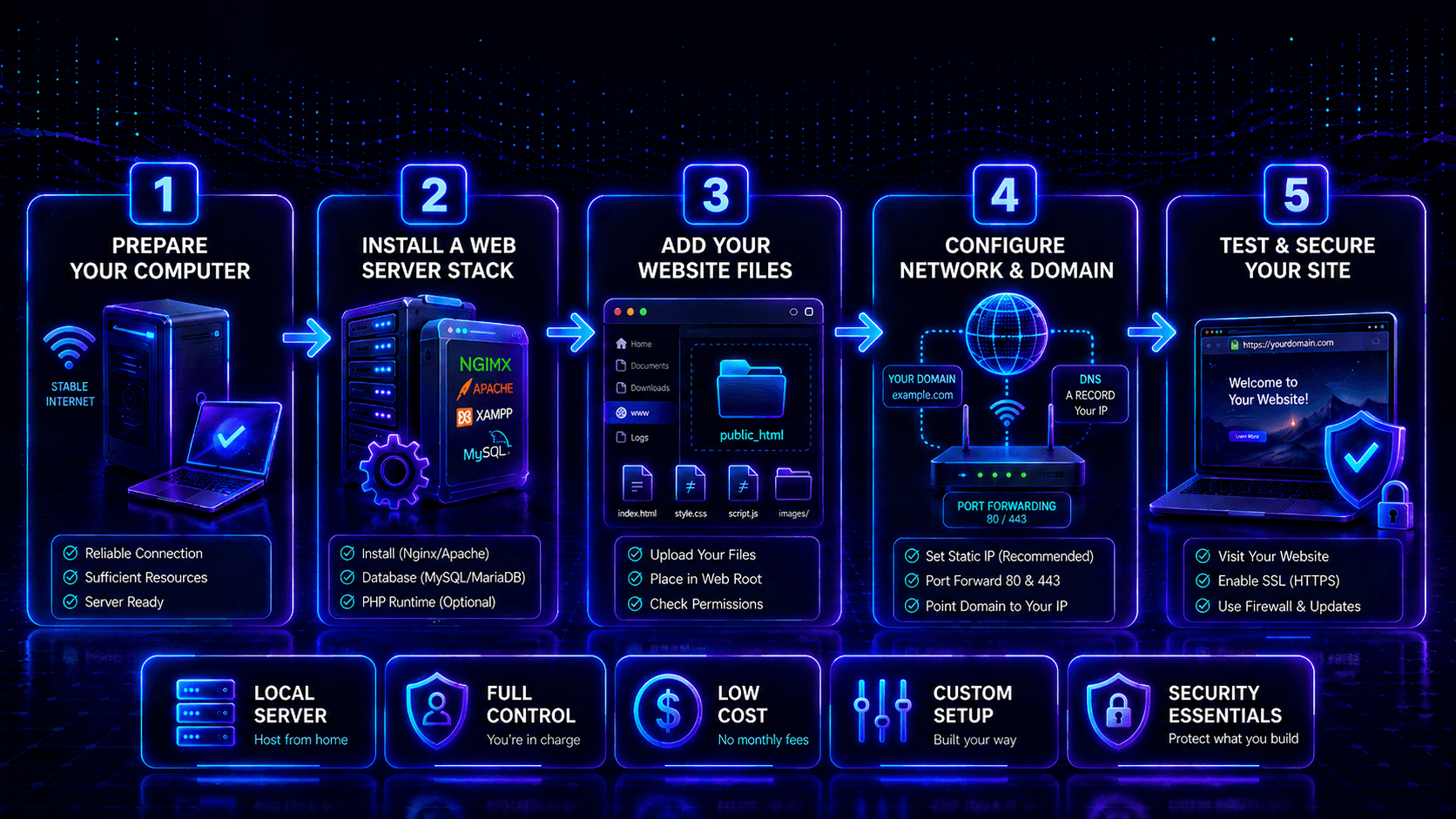 How to Host a Website on Your Own Computer (Beginner’s Guide) 1 How to Host a Website on Your Own Computer (Beginner’s Guide)