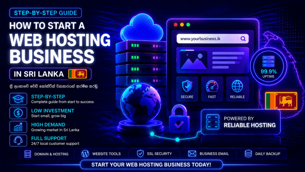 How to Start a Web Hosting Business in Sri Lanka (2026 Guide)