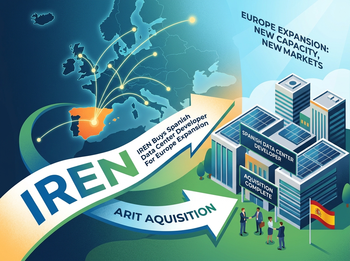 IREN Buys a Spanish Data Center IREN’s Big Move 1 IREN Buys a Spanish Data Center IREN’s Big Move