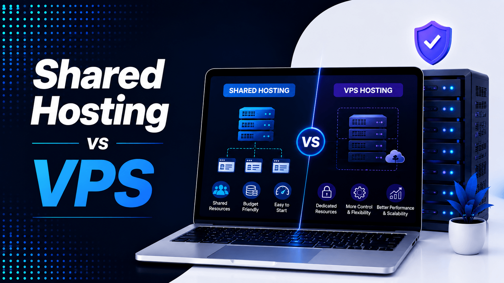 Shared hosting vs VPS: which should beginners choose?