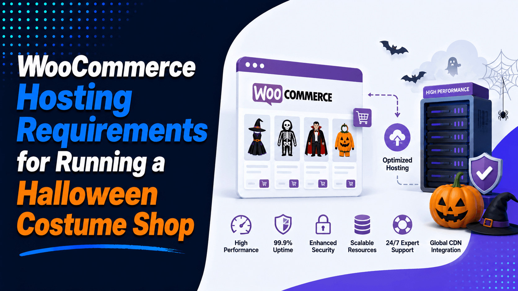WooCommerce Hosting Requirements for Running a Halloween Costume Shop