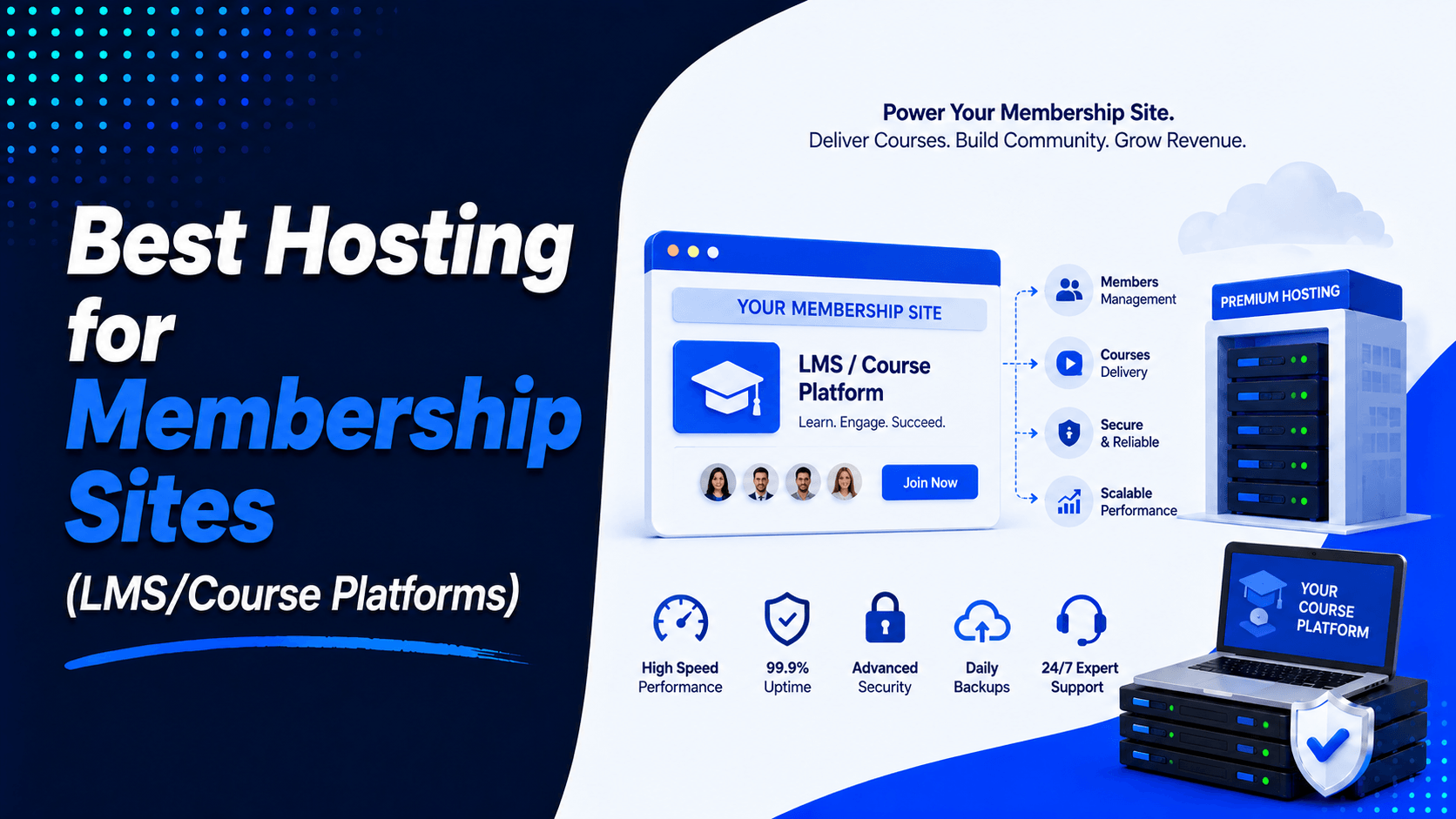 Best Hosting for Membership Sites (LMS/Course Platforms)