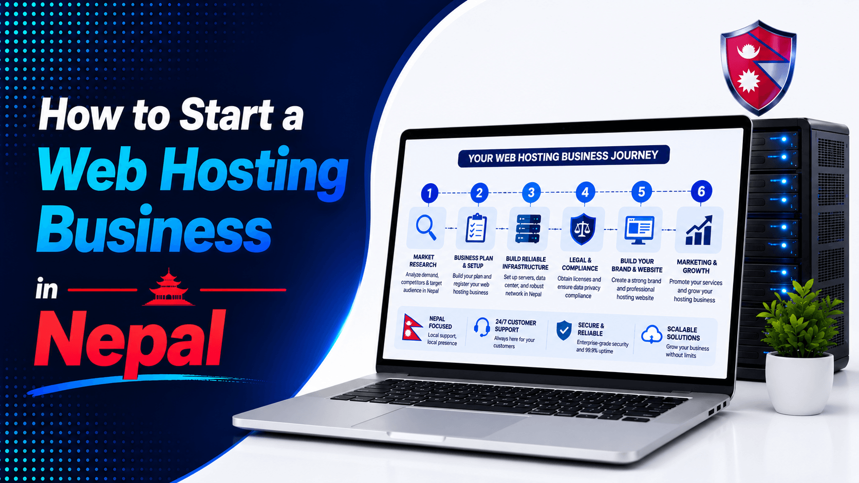 How to Start a Web Hosting Business in Nepal
