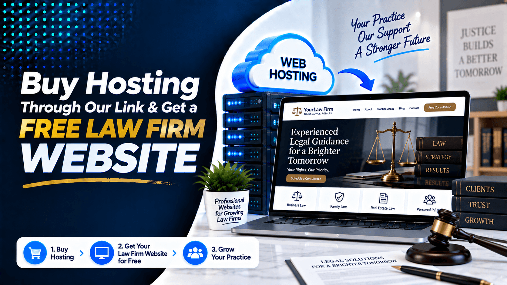 Buy Hosting Through Our Link & Get a Free Law Firm Website