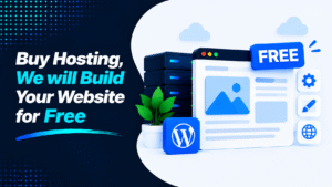Buy Hosting, We will Build Your Website for Free