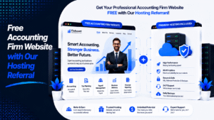 Free Accounting Firm Website with Our Hosting Referral