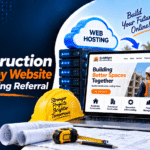 Free Construction Company Website with Hosting Referral