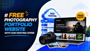 Free Photography Portfolio Website with Our Hosting Offer