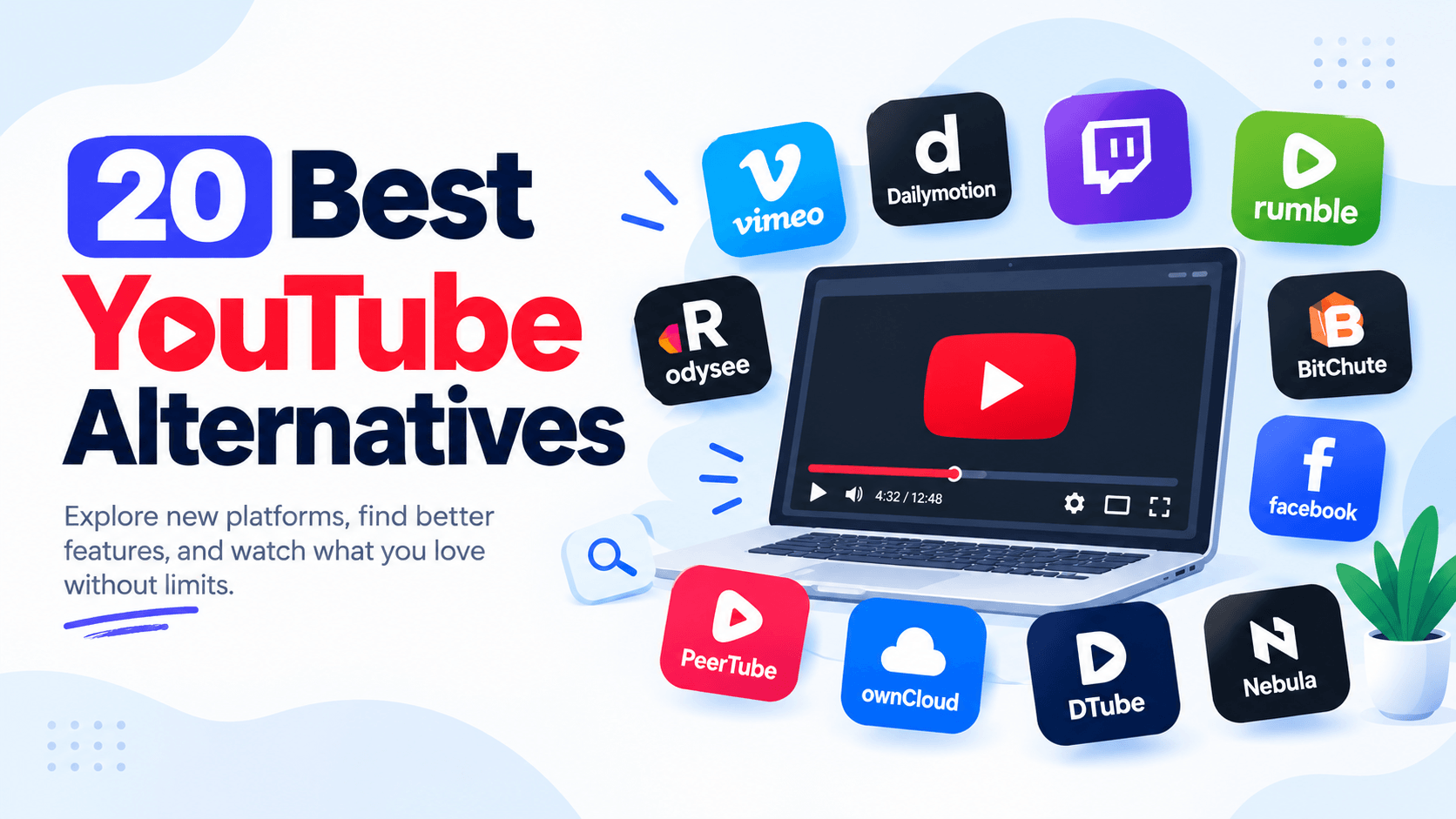 20 Best YouTube Alternatives in 2026 (For Creators, Gamers & Business)