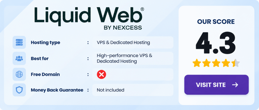 Liquid Web fastest wordpress hosting