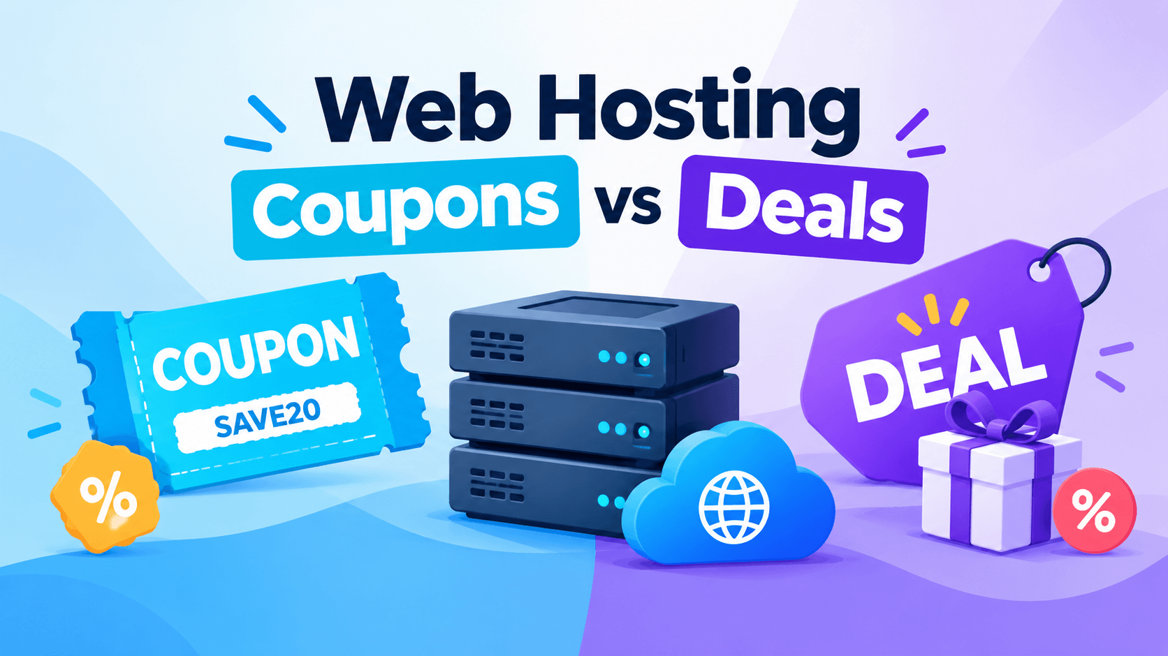 Web Hosting Coupons vs Deals